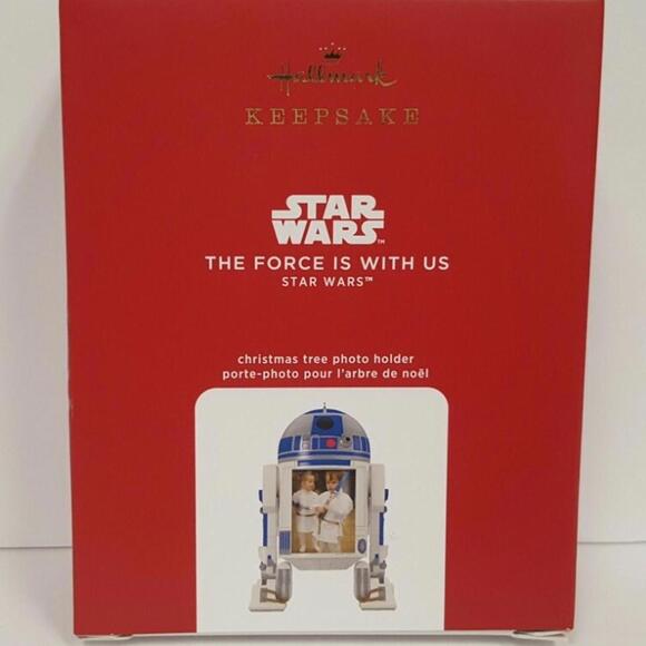 Hallmark Keepsake 2020 Star Wars: FORCE IS WITH US Christmas Tree Photo Holder!